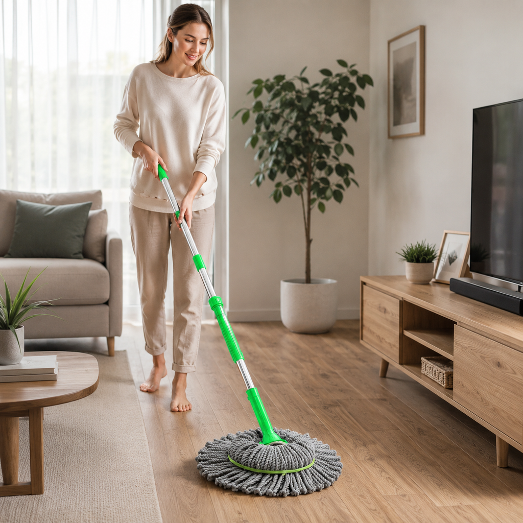 Mop 2 em 1 com Torção e Rotação 360°