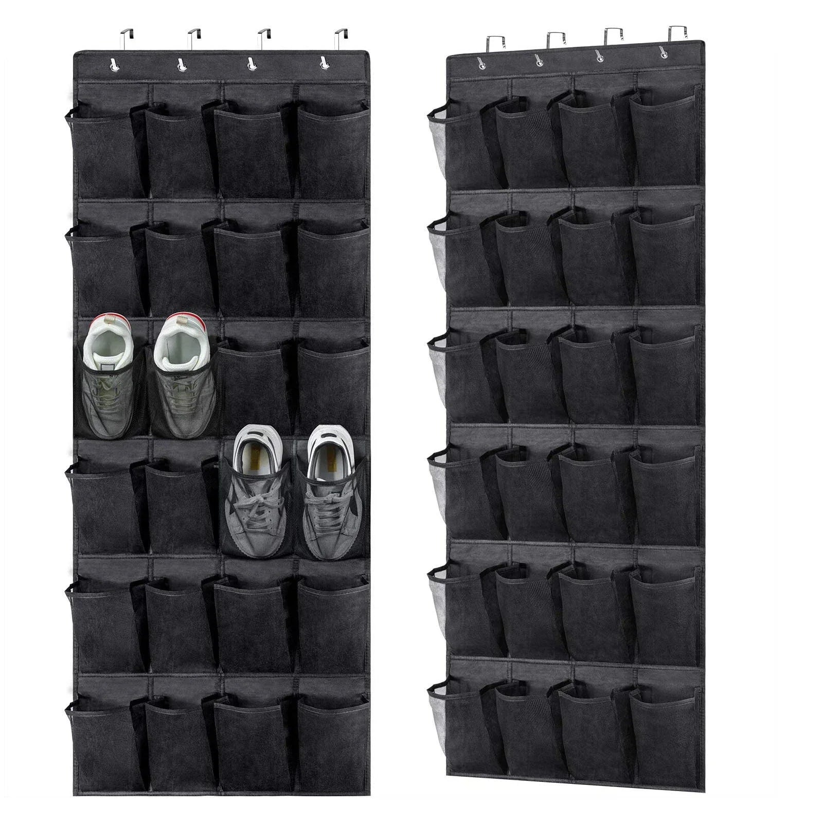 Organizador de Sapatos para Porta com 24 Bolsos